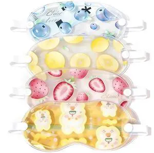 4 Pcs Ice Eye Packs, Cooling Eye Masks, Eyes Cold Compress for Hot Cold Therapy, Puffy Eyes, Dark Circles, Headaches, Migraines, Stress Relief 4 Pcs Ice Eye Packs, Cooling Eye Masks, Eyes Cold Compress for Hot Cold Therapy, Puffy Eyes, Dark Circles, Headaches, Migraines, Stress Relief