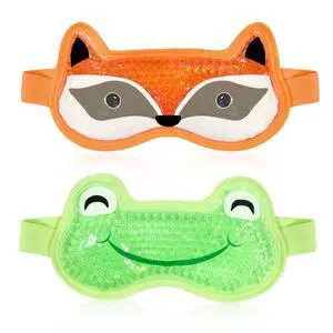 2PCS Cooling Eye Mask Gel Eye Mask, Reusable Hot Cold Therapy Cold Eye Mask for Post Surgery, Puffiness, Dark Circles, Eye Bags, Dry Eyes, color:Orange Greennumber_of_items:2 2PCS Cooling Eye Mask Gel Eye Mask, Reusable Hot Cold Therapy Cold Eye Mask for Post Surgery, Puffiness, Dark Circles, Eye Bags, Dry Eyes, color:Orange Greennumber_of_items:2