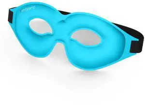 Cold Gel Eye Mask, Cooling Eye Ice Pack for Puffiness, Reusable Cold Compress Freeze Sleep Mask for Puffy Eye, Dry Eyes, Sinus Pressure, Migraine Relief, 2 Temp Side, 1 Pcs Cold Gel Eye Mask, Cooling Eye Ice Pack for Puffiness, Reusable Cold Compress Freeze Sleep Mask for Puffy Eye, Dry Eyes, Sinus Pressure, Migraine Relief, 2 Temp Side, 1 Pcs