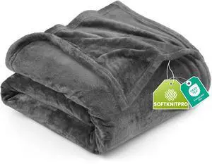 Fleece Blanket Queen Size Grey (90x90 Inches) Ultra Soft Warm Lightweight Microfiber Breathable Anti-Static Cozy Bed Blanket, All-Season Home Decor Gift for Women and Men Fleece Blanket Queen Size Grey (90x90 Inches) Ultra Soft Warm Lightweight Microfiber Breathable Anti-Static Cozy Bed Blanket, All-Season Home Decor Gift for Women and Men