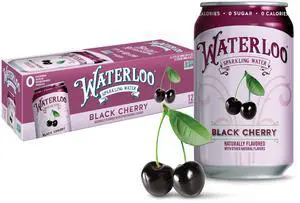 Black Cherry Naturally Flavored, 12 Fl Oz Cans (Pack of 12) Zero Calories and Zero Sugar or Sweeteners Black Cherry Naturally Flavored, 12 Fl Oz Cans (Pack of 12) Zero Calories and Zero Sugar or Sweeteners