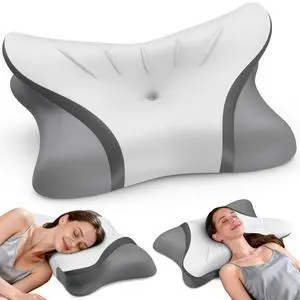 Cervical Neck Pillow for Pain Relief, Bed Pillows for Head Neck Shoulder Support, Ergonomic Cooling Pillow, Orthopedic Contour Pillow for Side Back Stomach Sleepers,Neck Support Memory Foam Pillows Cervical Neck Pillow for Pain Relief, Bed Pillows for Head Neck Shoulder Support, Ergonomic Cooling Pillow, Orthopedic Contour Pillow for Side Back Stomach Sleepers,Neck Support Memory Foam Pillows