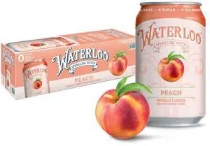 Peach Naturally Flavored, 12 Fl Oz Cans (Pack of 12) Zero Calories and Zero Sugar or Sweeteners Peach Naturally Flavored, 12 Fl Oz Cans (Pack of 12) Zero Calories and Zero Sugar or Sweeteners