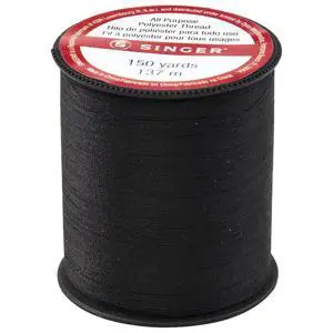 60110All Purpose Polyester Thread, 150 Yards, Black 60110All Purpose Polyester Thread, 150 Yards, Black