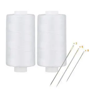 All Purpose Thread Polyester 400 Yards (2 White) All Purpose Thread Polyester 400 Yards (2 White)