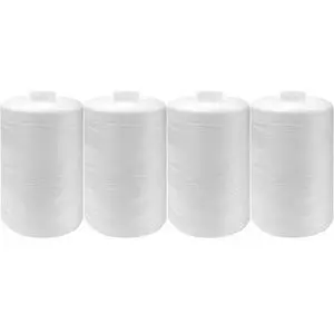 Sewing Thread-4 Spools of Polyester Thread for Sewing Machine for Beginners, Hand Stitching & Quilting-White (White, 1000yards) Sewing Thread-4 Spools of Polyester Thread for Sewing Machine for Beginners, Hand Stitching & Quilting-White (White, 1000yards)
