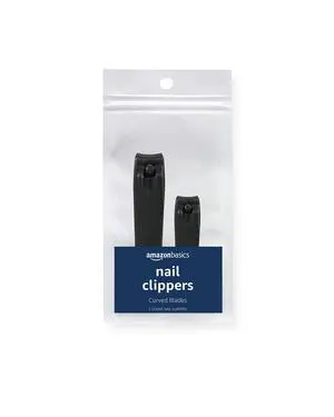 Toenail and Fingernail Clipper Set, Nail Clippers, Grooming Tool, Black Toenail and Fingernail Clipper Set, Nail Clippers, Grooming Tool, Black