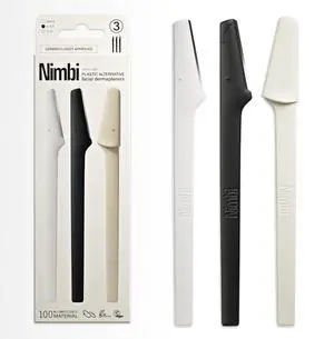Dermaplane Razor | Precision Eyebrow Shaper, Facial Hair Removal for Women & Exfoliation | Professional Dermaplaning Tool for Face | Plastic-Free - 3 Count Dermaplane Razor | Precision Eyebrow Shaper, Facial Hair Removal for Women & Exfoliation | Professional Dermaplaning Tool for Face | Plastic-Free - 3 Count