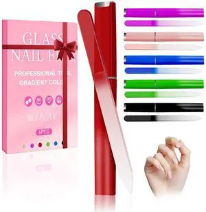 Stocking Stuffers, 6 Pack Glass Nail File, Nail File for Natural Nails, Christmas Gifts for Teen Girls, Women, Adults, Party Favor Small Gifts for Mom Her, Valentines Birthday Easter Stuffer Stocking Stuffers, 6 Pack Glass Nail File, Nail File for Natural Nails, Christmas Gifts for Teen Girls, Women, Adults, Party Favor Small Gifts for Mom Her, Valentines Birthday Easter Stuffer