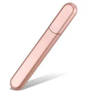 Premium Glass Nail File with Case, Pink Premium Glass Nail File with Case, Pink