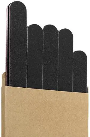 5 Rows 2 Layers 10 PCS Nail File, Red Tough PP Core, Exquisite Kraft Paper Box, Double Sided 100/180 Grit Black Emery Board Manicure Pedicure Nail Tool 5 Rows 2 Layers 10 PCS Nail File, Red Tough PP Core, Exquisite Kraft Paper Box, Double Sided 100/180 Grit Black Emery Board Manicure Pedicure Nail Tool