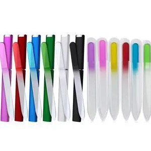 12PCS Glass Nail Files Crystal Glass Fingernail Files Double Sided Glass Nail File Mixed Color Manicure Set Christmas Gifts Stocking Stuffers 12PCS Glass Nail Files Crystal Glass Fingernail Files Double Sided Glass Nail File Mixed Color Manicure Set Christmas Gifts Stocking Stuffers