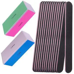 Nail File and Buffer Set, 4 Way Nail Buffers Shine Kit Professional Nail Files for Natural Nails Manicure Filer Filing Polishing Buff Nail Care Smoother Buffing Fingernail 100/120/240/600/3000 Grit Nail File and Buffer Set, 4 Way Nail Buffers Shine Kit Professional Nail Files for Natural Nails Manicure Filer Filing Polishing Buff Nail Care Smoother Buffing Fingernail 100/120/240/600/3000 Grit