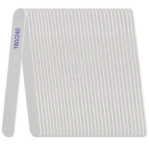 Nail File, Emery Boards for Nails 180/240 Grit Nail Files for Natural Nails Wood Double Sided Emory Fingernail Files Professional Reusable Manicure Pedicure limas para uñas (24 Packs) Nail File, Emery Boards for Nails 180/240 Grit Nail Files for Natural Nails Wood Double Sided Emory Fingernail Files Professional Reusable Manicure Pedicure limas para uñas (24 Packs)