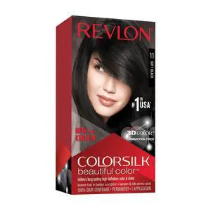 Permanent Hair Color, Permanent Hair Dye, Colorsilk with 100% Gray Coverage, Ammonia-Free, Keratin and Amino Acids, 11 Soft Black, 4.4 Oz (Pack of 1) Permanent Hair Color, Permanent Hair Dye, Colorsilk with 100% Gray Coverage, Ammonia-Free, Keratin and Amino Acids, 11 Soft Black, 4.4 Oz (Pack of 1)