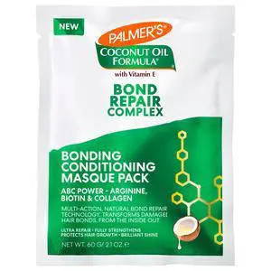 Amino Bonding Complex Hair Mask, Intense Conditioning Masque Pack with Coconut Oil & Vitamin E, Heat Protectant, Anti Frizz, Adds Shine, Protects Hair Growth, All Hair Types, 2.1 oz packette Amino Bonding Complex Hair Mask, Intense Conditioning Masque Pack with Coconut Oil & Vitamin E, Heat Protectant, Anti Frizz, Adds Shine, Protects Hair Growth, All Hair Types, 2.1 oz packette