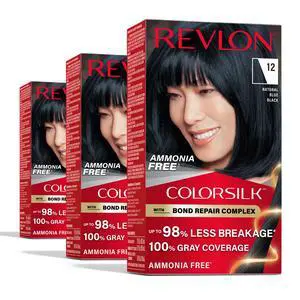 with Bond Repair Complex, Black Permanent Hair Color, 100% Gray Coverage, Ammonia Free Hair Dye, Vegan Keratin, 12 Natural Blue Black (Pack of 3) with Bond Repair Complex, Black Permanent Hair Color, 100% Gray Coverage, Ammonia Free Hair Dye, Vegan Keratin, 12 Natural Blue Black (Pack of 3)
