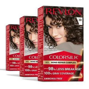 with Bond Repair Complex, Brown Permanent Hair Color, 100% Gray Coverage, Ammonia Free Hair Dye, Vegan Keratin, 30 Dark Brown (Pack of 3) with Bond Repair Complex, Brown Permanent Hair Color, 100% Gray Coverage, Ammonia Free Hair Dye, Vegan Keratin, 30 Dark Brown (Pack of 3)