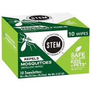 Mosquito and Tick Repellent Wipes with Botanical Extracts - 10 Wipes Mosquito and Tick Repellent Wipes with Botanical Extracts - 10 Wipes