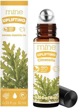 Citronella Oil Roll On - 100% Natural Citronella Essential Oil for Skin, Roller for Outdoor Camping, Hiking, Picnics, Travel Citronella Oil Roll On - 100% Natural Citronella Essential Oil for Skin, Roller for Outdoor Camping, Hiking, Picnics, Travel