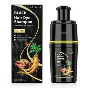 Black Hair Dye Shampoo 3 in 1, Hair Color Shampoo for Cover Grey Hair, Hair Dye Shampoo for Men and Women (Black) Black Hair Dye Shampoo 3 in 1, Hair Color Shampoo for Cover Grey Hair, Hair Dye Shampoo for Men and Women (Black)