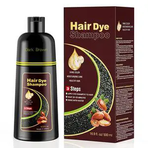 Dark Brown Hair Dye Shampoo 3 in 1,Hair Color Shampoo Covers Gray Hair for Women and Men (16.9 fl.oz Dark Brown) Dark Brown Hair Dye Shampoo 3 in 1,Hair Color Shampoo Covers Gray Hair for Women and Men (16.9 fl.oz Dark Brown)