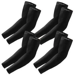4 Pairs Arm Sleeves to Cover Arms for Men & Women,UV Sun Protection,Cooling Sports Compression,Tattoo Cover Up Sleeve (4 Black) 4 Pairs Arm Sleeves to Cover Arms for Men & Women,UV Sun Protection,Cooling Sports Compression,Tattoo Cover Up Sleeve (4 Black)