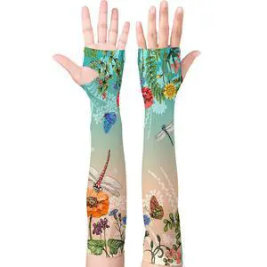 Gardening Sleeves for Women Farm Sun Protection Thorn Proof Cooling Arm Sleeves to Cover Arms for Garden Sports Gardening Sleeves for Women Farm Sun Protection Thorn Proof Cooling Arm Sleeves to Cover Arms for Garden Sports