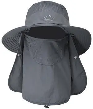 Sun Hat for Men Women, Summer UV Sun Protection Wide Brim Fishing Hat for Men with Face Cover & Neck for Hiking Sun Hat for Men Women, Summer UV Sun Protection Wide Brim Fishing Hat for Men with Face Cover & Neck for Hiking