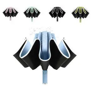 Inverted UV Protection Umbrella for Rain and Sun Medium Size 46 inch arc Canopy UPF 50+ Rverse Compact Umbrella Auto Open Close for Travel Inverted UV Protection Umbrella for Rain and Sun Medium Size 46 inch arc Canopy UPF 50+ Rverse Compact Umbrella Auto Open Close for Travel