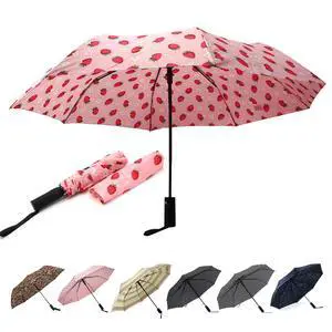 Compact Travel Umbrella with Auto Open Windproof Folding Umbrella, Lightweight & Portable for Rain Compact Travel Umbrella with Auto Open Windproof Folding Umbrella, Lightweight & Portable for Rain