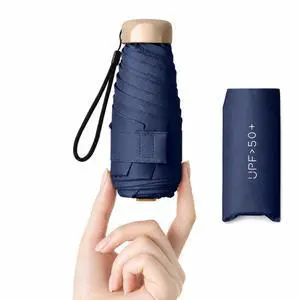 Compact Travel Umbrella, Mini Umbrella - UPF 50+ UV Protection & Waterproof, Windproof 6 Ribs Fiberglass, Pocket-Sized 6.3in Folded, Lightweight 7.05oz for Backpack Travel Compact Travel Umbrella, Mini Umbrella - UPF 50+ UV Protection & Waterproof, Windproof 6 Ribs Fiberglass, Pocket-Sized 6.3in Folded, Lightweight 7.05oz for Backpack Travel