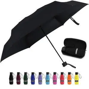 Small Mini Umbrella with Case Light Compact Design Perfect for Travel Lightweight Portable Parasol Outdoor Sun&Rain Umbrellas Small Mini Umbrella with Case Light Compact Design Perfect for Travel Lightweight Portable Parasol Outdoor Sun&Rain Umbrellas