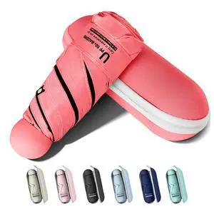 Travel Essentials Mini Umbrella for Purse With Case Small Compact UV Sun Protection Lightweight Tiny Pocket Manual Open Close Umbrella for Women Kids and Men Fits Purse Backpack Travel Essentials Mini Umbrella for Purse With Case Small Compact UV Sun Protection Lightweight Tiny Pocket Manual Open Close Umbrella for Women Kids and Men Fits Purse Backpack