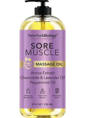 Oil 8 Fl Oz Made with 100% Natural Oils Soothing Body Massage Oil - Absorbs Easily Oil 8 Fl Oz Made with 100% Natural Oils Soothing Body Massage Oil - Absorbs Easily
