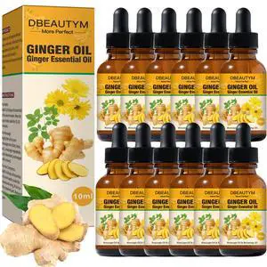 12 Pack Ginger Oil,Ginger Oil for Lymphatic Drainage,Pure Ginger Essential Oil,Relaxing Massage Oils for Massage Therapy,SPA Massage Oils,Sore Muscle Arnica Oil for Men and Women 12 Pack Ginger Oil,Ginger Oil for Lymphatic Drainage,Pure Ginger Essential Oil,Relaxing Massage Oils for Massage Therapy,SPA Massage Oils,Sore Muscle Arnica Oil for Men and Women