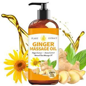 Ginger Oil Massage Oil for Massage Therapy,Ginger Oil Lymphatic Drainage,Sore Muscle Massage Oil,Natural Ginger Body Oil for Gua Sha Massage with Arnica Oil-Warming,Relaxing,Soothing Muscles Ginger Oil Massage Oil for Massage Therapy,Ginger Oil Lymphatic Drainage,Sore Muscle Massage Oil,Natural Ginger Body Oil for Gua Sha Massage with Arnica Oil-Warming,Relaxing,Soothing Muscles