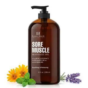 Soremuscle Massage Oil 8 Fl Oz| Refreshing, Relaxing Massage Oils for Muscle Relaxing & Joint Comfort | Made with Natural Oils | for All Skin Types, for Men & Women Soremuscle Massage Oil 8 Fl Oz| Refreshing, Relaxing Massage Oils for Muscle Relaxing & Joint Comfort | Made with Natural Oils | for All Skin Types, for Men & Women