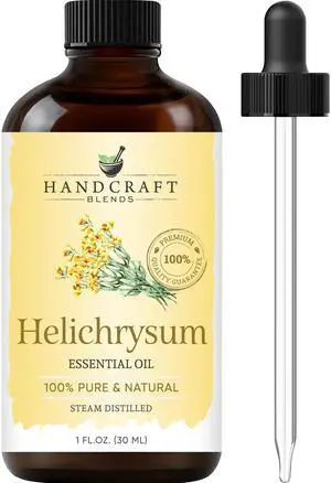 Helichrysum Essential Oil 1 Fl Oz 100% Pure and Natural Premium Grade Essential Oil for Diffuser and Aromatherapy, Skin, Massage, Candle and Soap Making Fragrance Helichrysum Essential Oil 1 Fl Oz 100% Pure and Natural Premium Grade Essential Oil for Diffuser and Aromatherapy, Skin, Massage, Candle and Soap Making Fragrance
