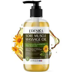 Maximum Strength Sore Muscle Massage Oil for Massage Therapy with Pure Arnica, Deep Muscle Tension Relief & Joint Comfort Rub, Enhancing Circulation & Warming, 8 fl oz Maximum Strength Sore Muscle Massage Oil for Massage Therapy with Pure Arnica, Deep Muscle Tension Relief & Joint Comfort Rub, Enhancing Circulation & Warming, 8 fl oz