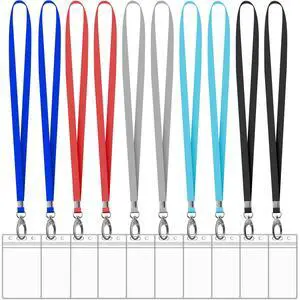 10 Pack Vertical ID Card Name Tag Badge Holders with Lanyards, Lanyard with Waterproof Extra Thick Plastic Clear Badge Holders, Sealable Zip Card Holder for Office School Staff IDs (Mix) 10 Pack Vertical ID Card Name Tag Badge Holders with Lanyards, Lanyard with Waterproof Extra Thick Plastic Clear Badge Holders, Sealable Zip Card Holder for Office School Staff IDs (Mix)