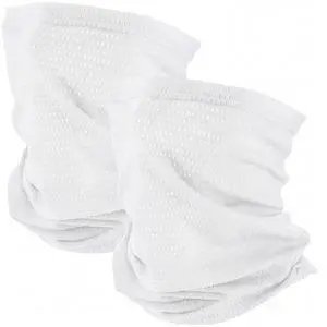2 Pack 2/4 Pack Cooling Neck Gaiter Summer Breathable Balaclava Face Mask with Mesh Holes UV Protection Sun Scarf Men Women (White) 2 Pack 2/4 Pack Cooling Neck Gaiter Summer Breathable Balaclava Face Mask with Mesh Holes UV Protection Sun Scarf Men Women (White)