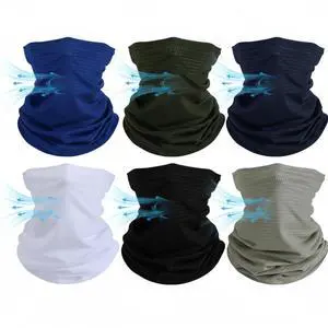 6 Pack Neck Gaiter Bandana Face Mask Summer UV Protection Cooling Breathable Face Mask Neck Scarf Balaclava for Men Women(Classic Colors) 6 Pack Neck Gaiter Bandana Face Mask Summer UV Protection Cooling Breathable Face Mask Neck Scarf Balaclava for Men Women(Classic Colors)