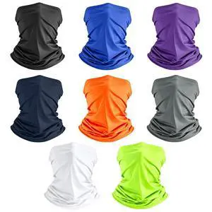8 Pcs Multicolor Neck Gaiter Face Mask Bandana for Men Women, UPF 50+ UV Protection Breathable Cooling Cycling Face Mask, Moisture Wicking Quick Dry Fishing Motorcycle Skiing Sports Headwear 8 Pcs Multicolor Neck Gaiter Face Mask Bandana for Men Women, UPF 50+ UV Protection Breathable Cooling Cycling Face Mask, Moisture Wicking Quick Dry Fishing Motorcycle Skiing Sports Headwear