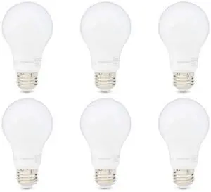 A19 LED Light Bulb, 60W Equivalent, 9W Energy Efficient, E26 Standard Base, Soft White 2700K, Non-Dimmable, 10,000 Hour Lifetime, 6-Pack A19 LED Light Bulb, 60W Equivalent, 9W Energy Efficient, E26 Standard Base, Soft White 2700K, Non-Dimmable, 10,000 Hour Lifetime, 6-Pack