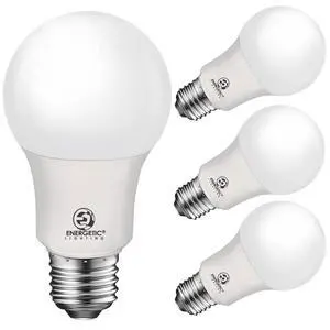 40W Equivalent A19 LED Light Bulb, Warm White 3000K, E26 Standard Base, ETL Listed, Non-Dimmable LED Light Bulb, 4-Pack 40W Equivalent A19 LED Light Bulb, Warm White 3000K, E26 Standard Base, ETL Listed, Non-Dimmable LED Light Bulb, 4-Pack