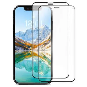 Bubble Free, Case Friendly Tempered Glass Screen Protector for iPhone XR/11, HD Clear, Anti Scratch, 9H Hardness, 6.1 Inch, 2-Pack Bubble Free, Case Friendly Tempered Glass Screen Protector for iPhone XR/11, HD Clear, Anti Scratch, 9H Hardness, 6.1 Inch, 2-Pack