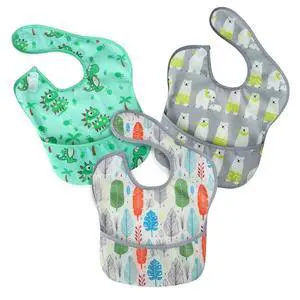 3 Pack Super Light Weight Baby Bib, Waterproof, Washable, Stain Oil and Odor Resistant 12-48 Months 3 Pack Super Light Weight Baby Bib, Waterproof, Washable, Stain Oil and Odor Resistant 12-48 Months