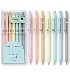 Gel Pens, 7pcs 0.5mm Black Ink Pens Quick Dry Fine Point Smooth Writing Pens for Journaling Note Taking, Cute Nurse Teacher Work Desk Accessories Office School Supplies Gifts for Women Men Gel Pens, 7pcs 0.5mm Black Ink Pens Quick Dry Fine Point Smooth Writing Pens for Journaling Note Taking, Cute Nurse Teacher Work Desk Accessories Office School Supplies Gifts for Women Men