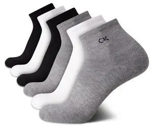 Men's High Quarter Socks - 6 Pack Breathable Soft Cushioned Mini Crew Athletic Socks for Men (Shoe Size: 7-12), Size 7-12, Black/White/Grey Men's High Quarter Socks - 6 Pack Breathable Soft Cushioned Mini Crew Athletic Socks for Men (Shoe Size: 7-12), Size 7-12, Black/White/Grey